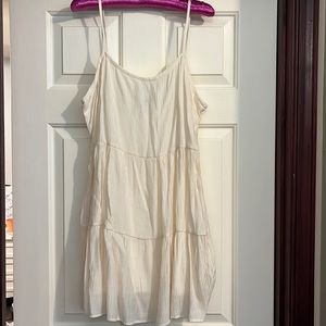 Cream White Mini Dress